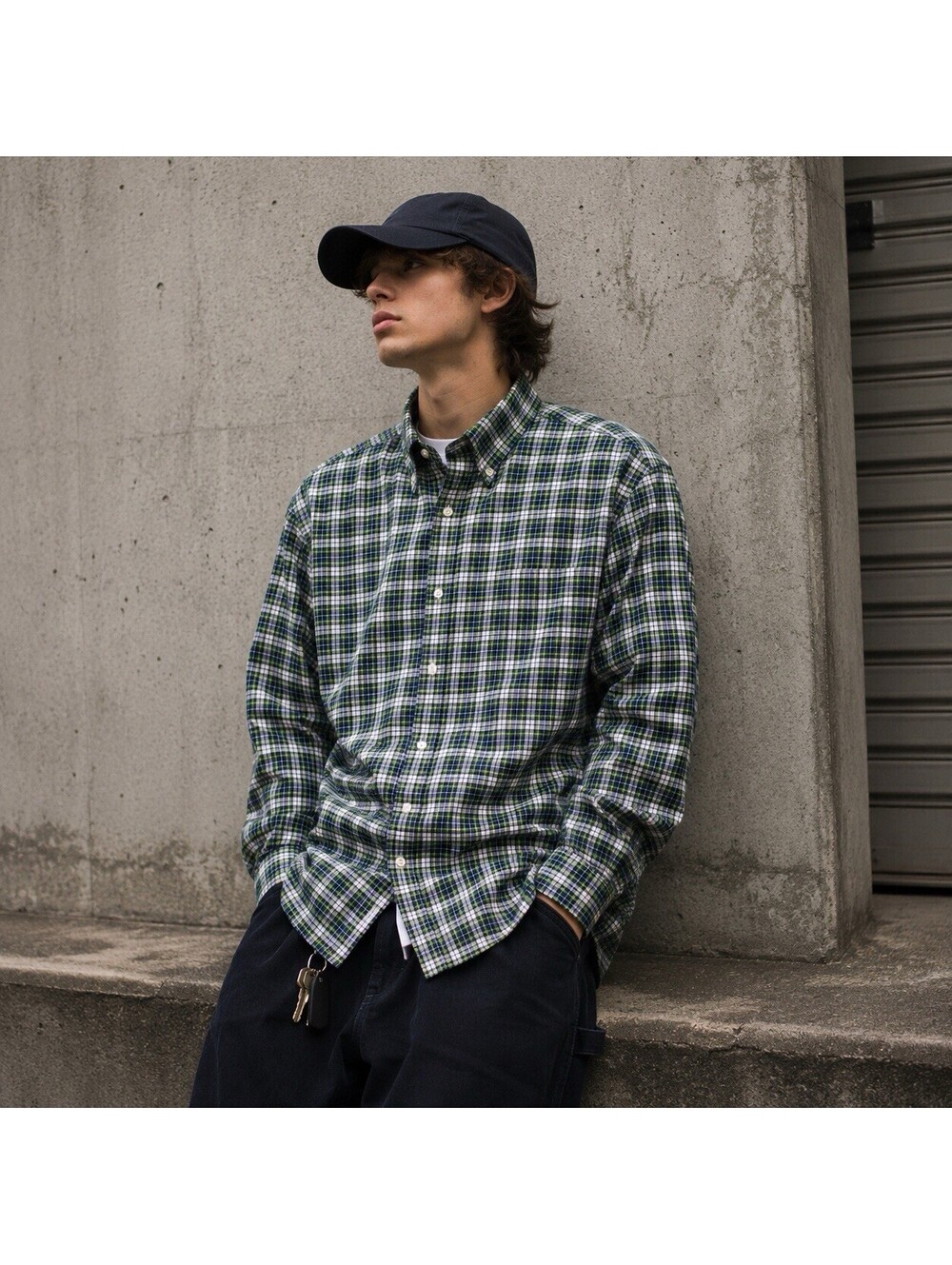 Lauren Ralph Lauren Green Blue Plaid Button Down Shirt – Men’s Medium